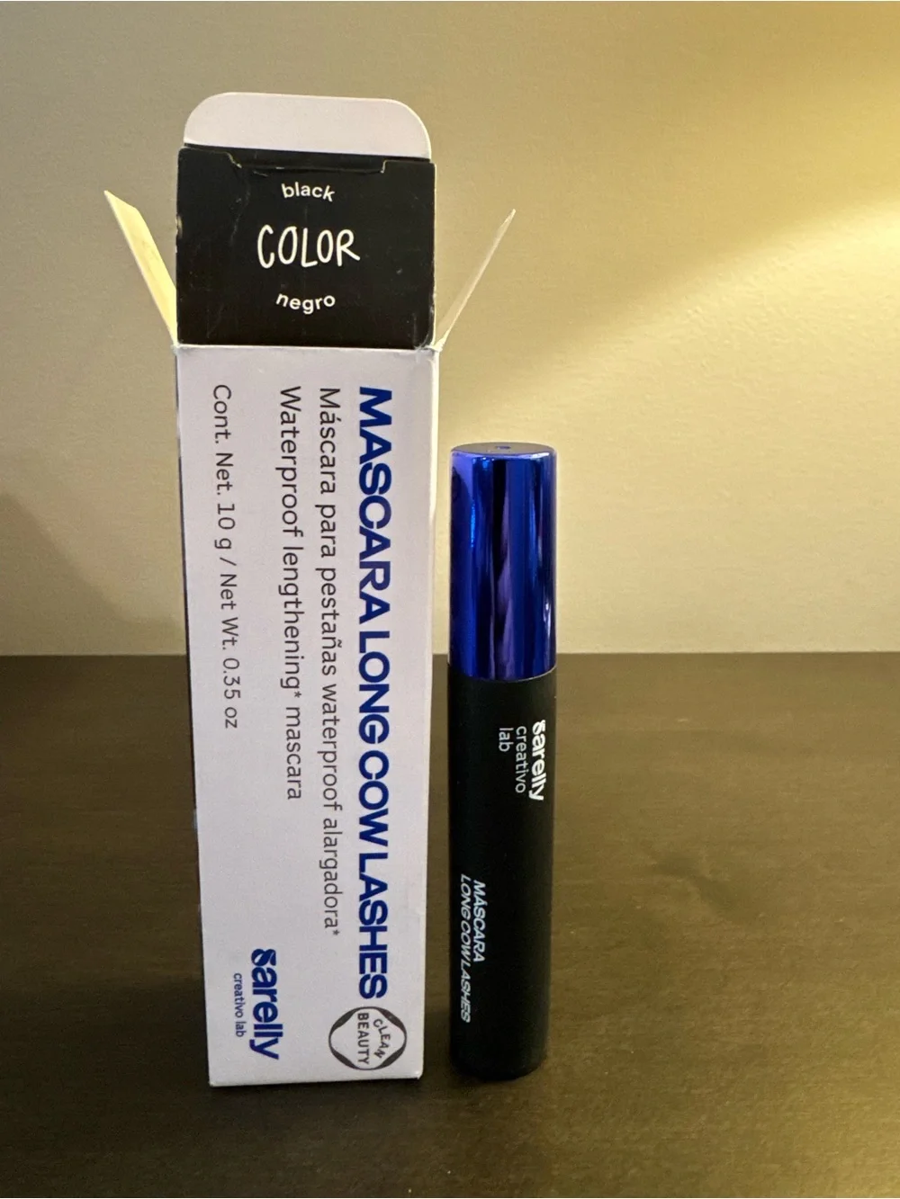 Sarelly Long Cow Lashes Waterproof Mascara 10 g .35 oz Full Size NIB